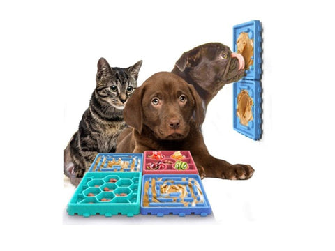 Nakura - Pet Lick Pads Combination Set - Green Rubbers