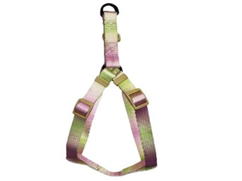 Nakura - Dog/Cat Harness And Leash - Pink And Yellow - Small