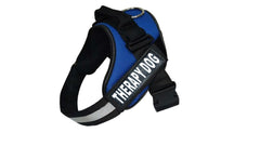 Nakura - Therapy Dog Harness With Removable Patches - Blue - Large