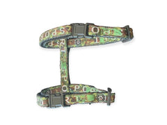 Nakura - Cat/Dog Harness And Leash - Green Camo