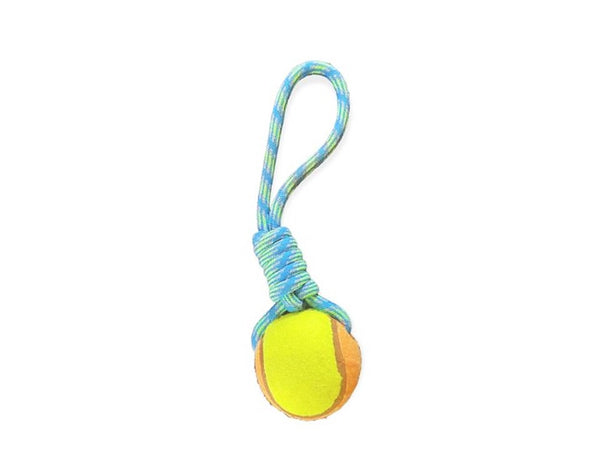 Dog Tug of War Rope Ball - Blue