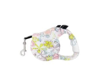 Nakura - Retractable Pet Leash Automatic Walking Traction Rope - Flowers