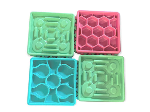 Nakura - Pet Lick Pads Combination Set - Green Rubbers