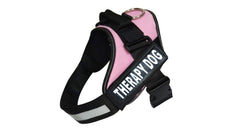 Nakura - Therapy Dog Harness With Removable Patches - Dark Pink - Large