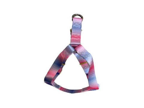 Nakura - Dog/Cat Harness And Leash - Pink And Purple - Large