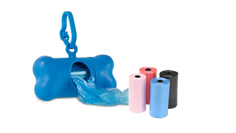 Nakura - Dog And Cat Waste Bag Holder And Waste Rolls - Blue