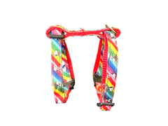 Cat/Dog Harness And Leash - Rainbow