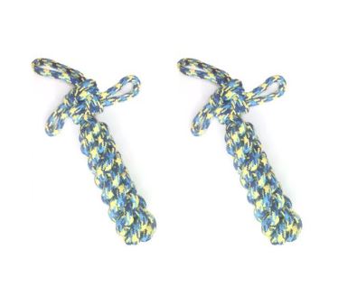 Nakura - 2 x Rope Crosses For Dogs - Multi Color