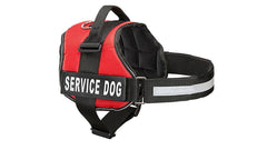 Nakura - Therapy Dog Harness With Removable Patches - Red - XL