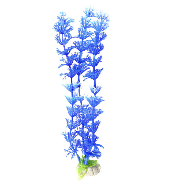 Nakura - Aquarium Artificial Plants - Blue & White